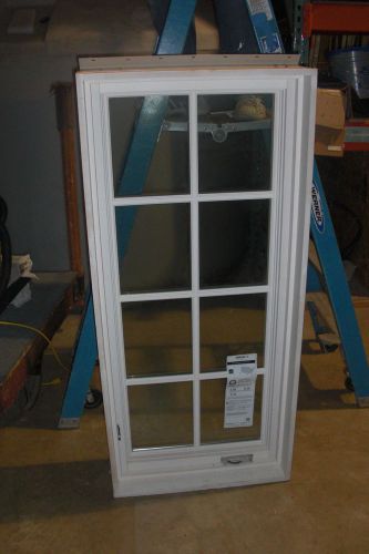 Marvin cashmere aluminum clad casement window primed interior low-e 366 24 x 54 for sale
