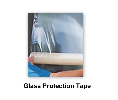 Glass Protection Tape 24&#034; x 600FT Protects Windows Clear