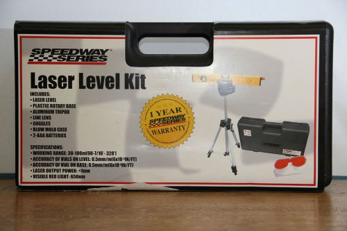 Laser Level Kit Pro by Speedway Series:New and Sealed in Plastic Carry Case