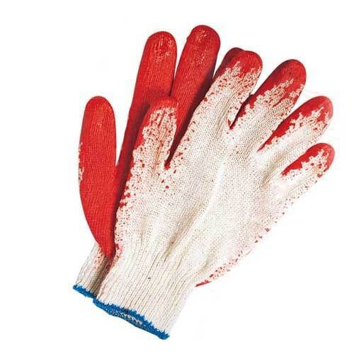 Work gloves red rubber latex palm coating [2 pairs] for sale