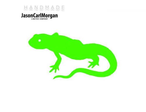 JCM® Iron On Applique Decal, Lizard Neon Green