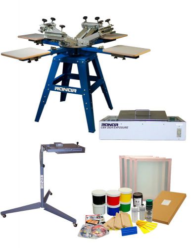 Screen printing-starter kit-home business-t-shirt printing-package-diy for sale