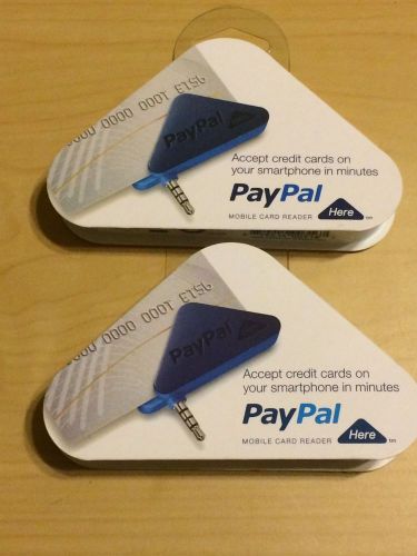 PayPal Here Credit Card Reader for iPhone &amp; Android devices (x2)