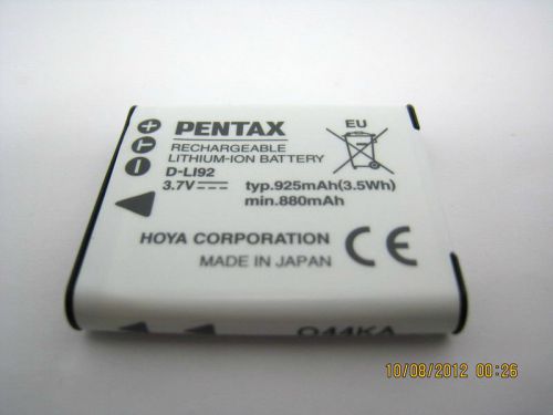 PENTAX D-LI92 Original Genuine Battery NEW Special Event BUY 1 GET 1 Freeee!!!