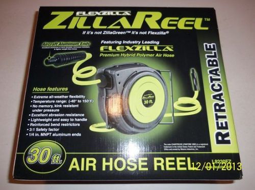 Flexzilla 3/8&#034; x 30 ft self retractable air hose reel for sale