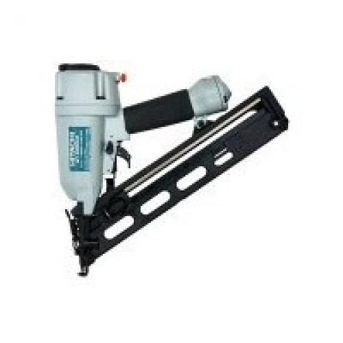Hitachi 2-1/2 in. x 15-Gauge Angled Finish Nailer and Air Duster with Safety Gla