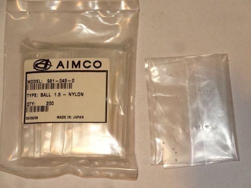 16 new AIMCO 981-045-0 BALL 1.5 Nylon Parts for Oil Pulse Wrench Pneumatic Tools