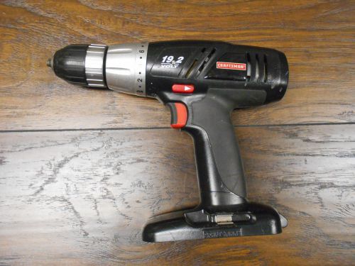 Craftsman 19.2 Volt 1/2-inch Drill 315.114852 Bare Tool  No Battery or Charger s