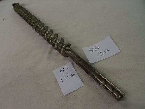 New 1-1/2&#034; diameter bosch sds max carbide tip hammer drill bit 23&#034; german e298 for sale