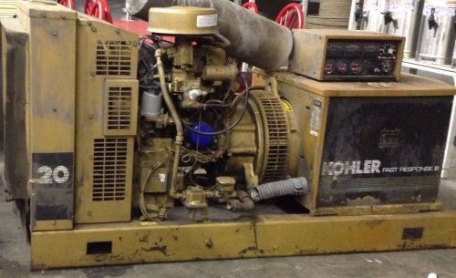 Kohler 20 kw fast response ii generator - price reduced for sale