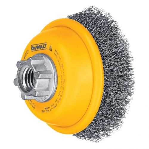 Brsh Cup Wire Crimped 3In Cs DEWALT Angle Grinder Wire Cup Brushes DW4920