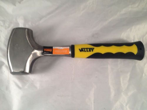 Valley 3 lb steel drilling sledge hammer - fiberglass handle with cuff hmssl-03 for sale