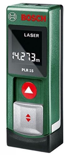 F/S New Bosch PLR15 15m Digital Laser Rangefinder/Distance Measurer Japan 1214