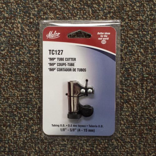 Malco tc127 imp tube cutter 1/8&#034; to 5/8&#034; - new! for sale