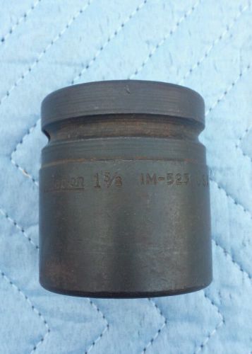 Vintage Snap On 6 Point 1&#034; Drive 1 5/8&#034; Shallow Well Socket # IM523