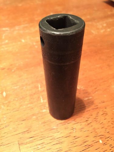 Used Snap On 16MM 1/2 Drive 6 Point Deep Impact Socket SIMM160A