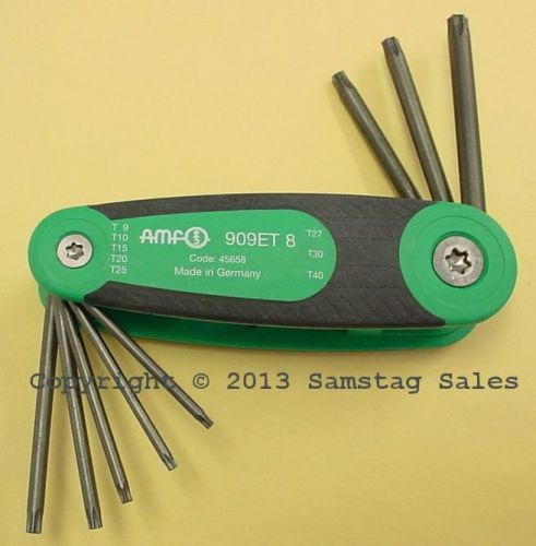 AMF 45658 Folding Torx Key Set with Selector Lever Made in Germany