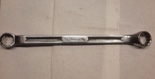Snap-On 13/16 &amp; 25/32&#034; WRENCH 12 POINT DOUBLE BOX END OFFSET XV2526 NICE