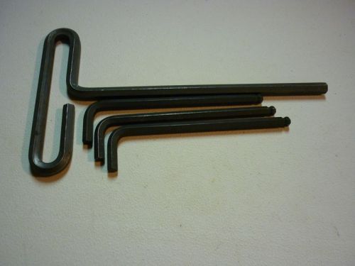 4 NEW HEX KEY WRENCHES BALL END, BONDHUS, AND ET