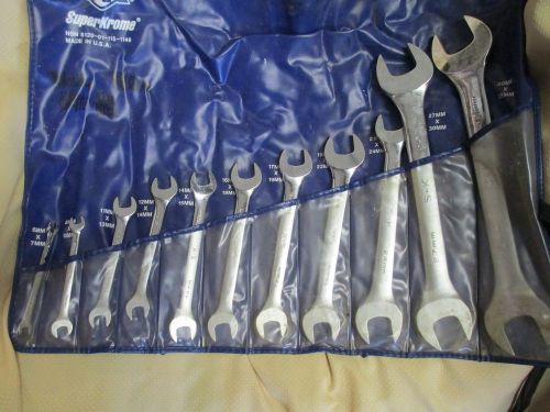 5120-01-115-1148 (b107.39) wrench set, open end, fixed metric sk for sale