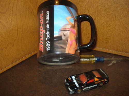 Snap-on hot wheels mustang cobra &amp; &#039;89 toolmate cup mar./apr. girl for sale