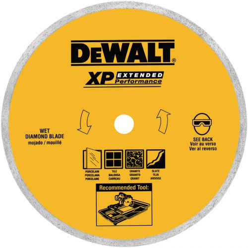 Dewalt 8-in wet continuous diamond circular saw blade  dw4767l for sale
