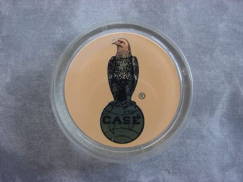 CASE 130 180 GARDEN TRACTOR CLEAR STEERING WHEEL CAP with DECAL