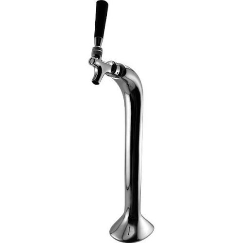 Single tap polished chrome snake tower - draft beer home bar european kegerator for sale