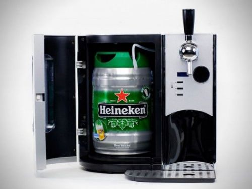 Edgestar Mini Kegerator Holds Pony Stainless Steel 5 Liter Keg Beer Dispenser