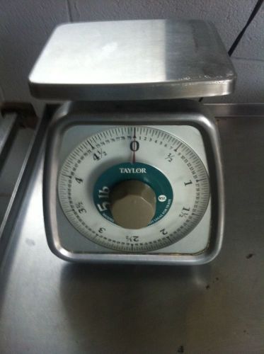 TAYLOR PRECISION PRODUCTS TS5 5LB DIAL PORTION SCALE STAINLESS