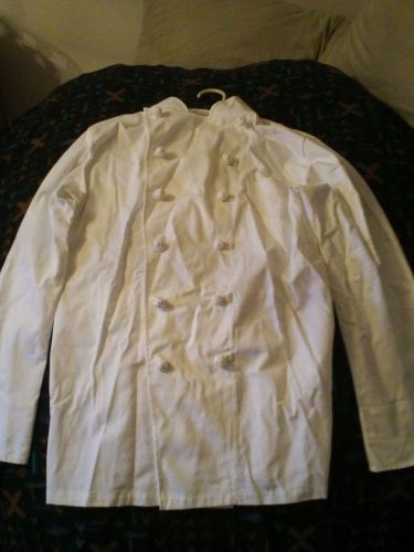 New Men&#039;s Chef Jacket-Abbacus Apparel Group-Color white-Size 42-100% cotton
