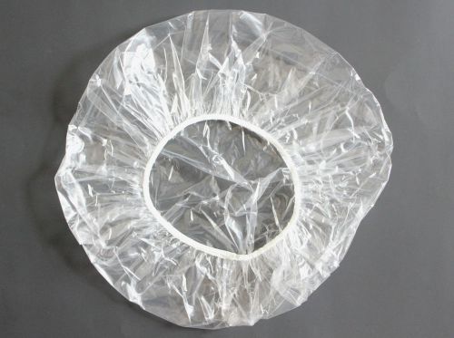 DISPOSABLE CLEAR SHOWER CAPS 100 LARGE 24&#034;