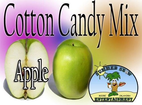 GREEN APPLE COTTON CANDY FLAVOR mix w/ SUGAR FLAVORING FLOSSINE FLAVOR #1