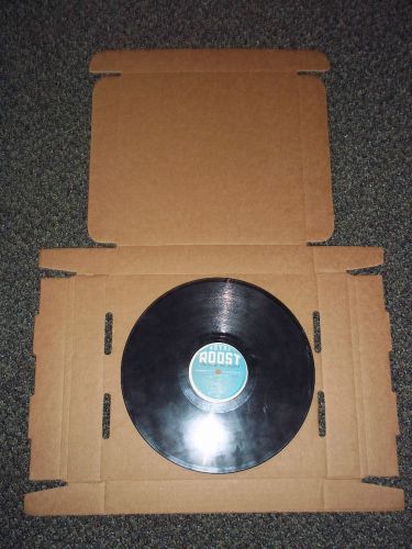 100 record mailers - 10&#034; - fold n tuck cardboard for sale