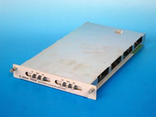Used Agilent 34946A Dual 1x2 SPDT Terminated Microwave Switch Module