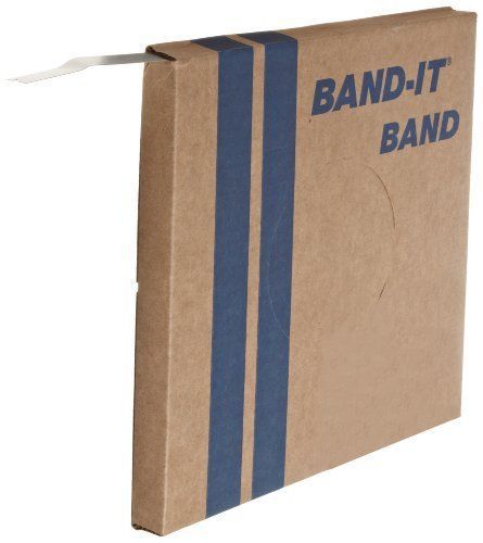 Band-it valu-strap band c12999  200/300 stainless steel  5/8&#034; wide x 0.015&#034; thic for sale