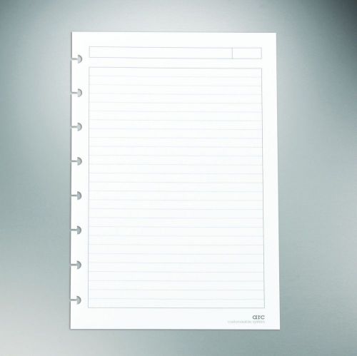 Staples Arc Notebook Filler Paper, Junior-sized, Narrow-Ruled, White, 50 Sheets