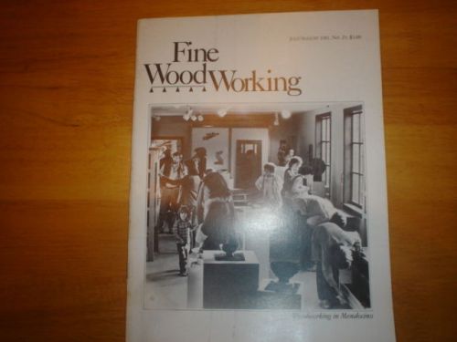 Vintage fine woodworking magazine taunton press issue no30 sept oct 1981 for sale