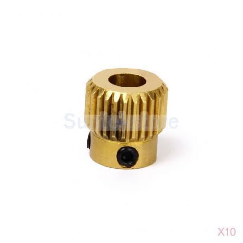 10pcs mk8 drive gear 1.75mm filament 3d printer extruder pulley 5mm shaft reprap for sale