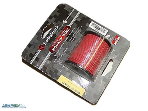 New RadioShack 90 Ft 22 Gauge Hookup Wire (Red) 278-1218