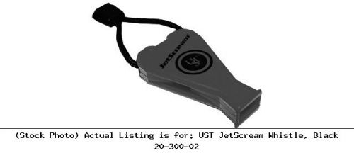 UST JetScream Whistle, Black 20-300-02 Work Helmet