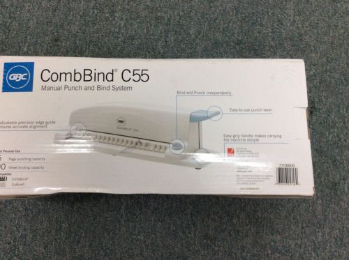 GBC COMBIND C55 PUNCH AND BIND SYSTEM
