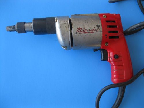 Vintage MILWAUKEE SCREW SHOOTER Red Heavy Tools Tool Electric