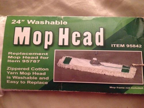 Cotton Yarn mophead item 95842**24&#034; replacement mop head for item 95787 zipper