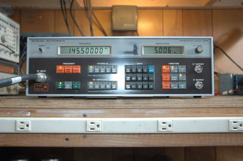 Marconi 2305 Modulation Analyzer, Working