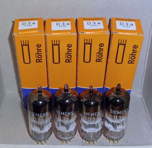 4 tubes Siemens D3a 7721 look new in box  (t564)
