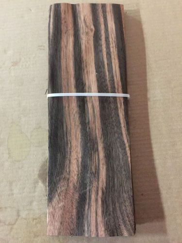 Wood Veneer Ebony 5x14 22 Pieces Total Raw Veneer &#034;EXOTIC&#034; EB1 2-26-15