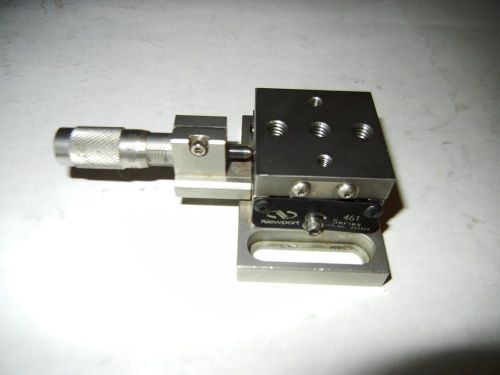 Newport 461 X  Stage with Newport SM-13 Micrometer with the Base Mount, 1/4- 20