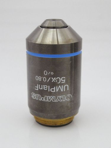 Olympus microscope umplanfl 50x/0.80 ?/0 objective lens bx uis plan m fluorite for sale