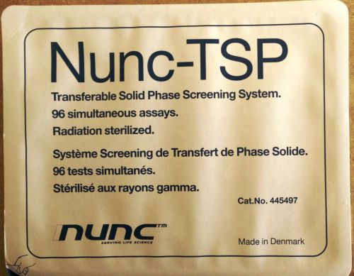 Nunc-tsp lids, sterile mounted for hybridoma screening, enhanced protein binding for sale